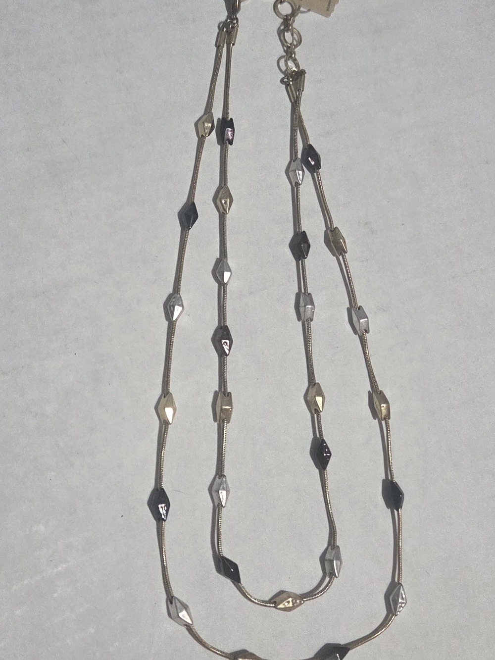 Nine West Vintage America Necklace NWT Gold, Silver, Brown